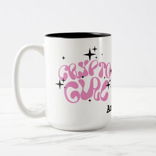 Crypto Girl Coffee Tasse (Links)