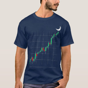Crypto-Handel mit dem Mondkandlesticks-Händler T-Shirt