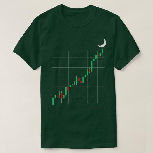 Crypto-Handel mit den Mondkernen T-Shirt (Design vorne)