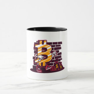 Crypto Hustler: Bitcoin Street King Tasse