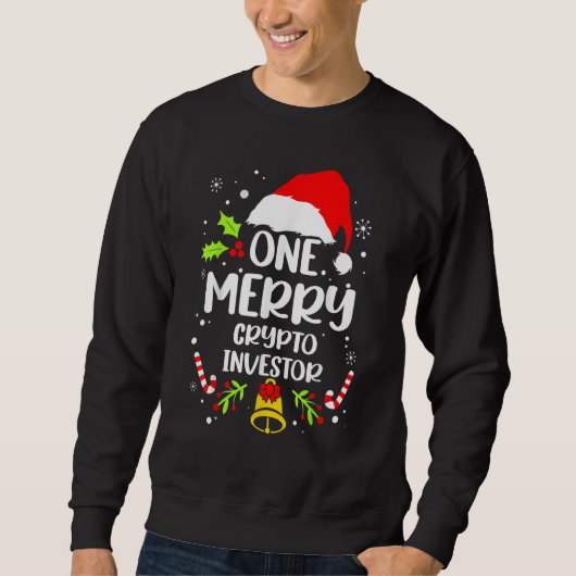 Crypto Investor  One Merry Crypto Investor Sweatshirt (Vorderseite)