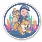 Crypto Kid Aufkleber (Vorderseite)