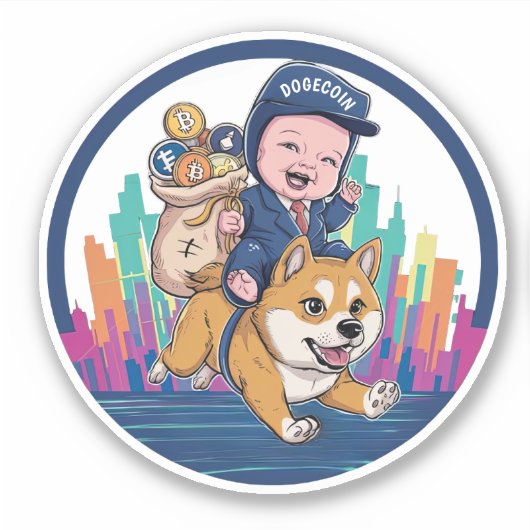 Crypto Kid Aufkleber (Vorderseite)