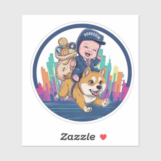 Crypto Kid Aufkleber (Blatt)