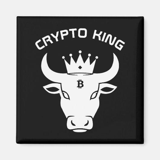 Crypto King Black Magnet (Vorne)