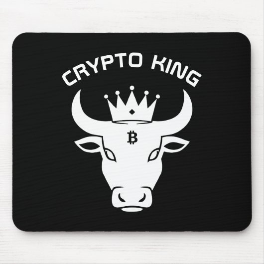 Crypto King Mousepad (Vorne)