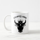 Crypto King Personalisiert Kaffeetasse (Links)