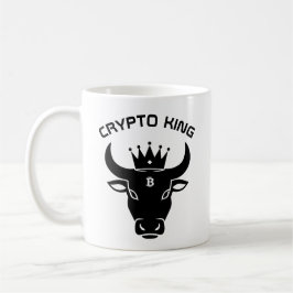 Crypto King Personalisiert Kaffeetasse