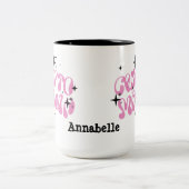 Crypto Mama-Tasse Zweifarbige Tasse (Mittel)