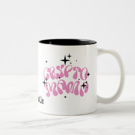 Crypto Mama-Tasse Zweifarbige Tasse