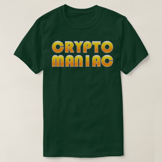 Crypto Maniac T-Shirt (Design vorne)