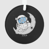 Crypto Meme XRP Kryptowährung Niedlich Astronaut M Ornament (Rückseite)