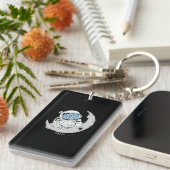 Crypto Meme XRP Kryptowährung Niedlich Astronaut M Schlüsselanhänger (Vorderseite rechts)