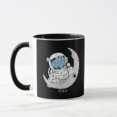Crypto Meme XRP Kryptowährung Niedlich Astronaut M Tasse (Links)