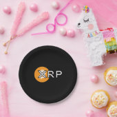 Crypto Meme XRP über Bitcoin-Kryptowährungs-Swap Pappteller (Party)