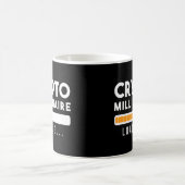 Crypto Millionaire Blockchain Bitcoin Trader Kaffeetasse (Mittel)