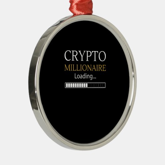 Crypto Millionaire Laden lustige Münzhändler Ornament Aus Metall (Rechts)