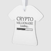 Crypto Millionaire Loading bitte warten Ornament (Vorderseite)