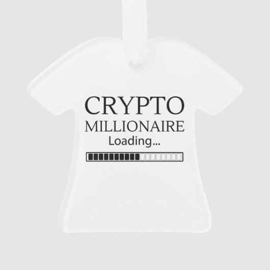 Crypto Millionaire Loading bitte warten Ornament (Rückseite)