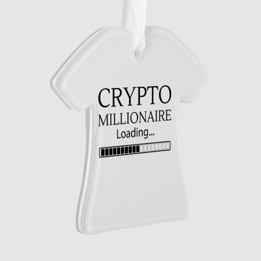 Crypto Millionaire Loading bitte warten Ornament (Vorderseite)