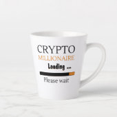 Crypto Millionaire Loading funny trading nft Milchtasse (Rechts)