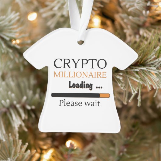 Crypto Millionaire Loading lustiges Trading nft Ornament (Baum)
