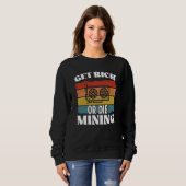 Crypto Miner Cryptocurrency Blockchain Technology Sweatshirt (Vorne ganz)