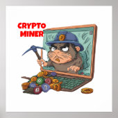 Crypto Miner Poster (Vorne)