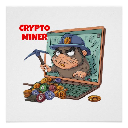 Crypto Miner Poster (Vorderseite)