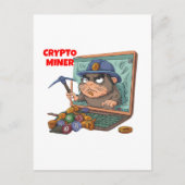 Crypto Miner Postkarte (Vorderseite)