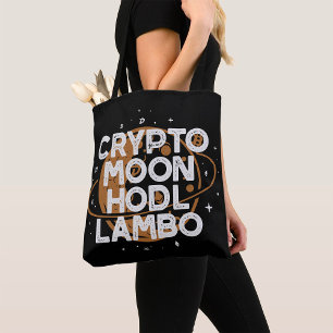 Crypto Mond HALTE Lambo Tasche