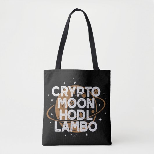 Crypto Moon Tasche (Vorderseite)