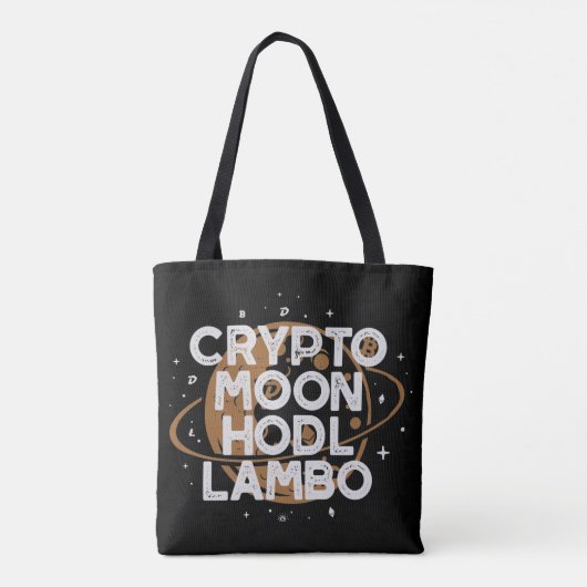 Crypto Moon Tasche (Rückseite)