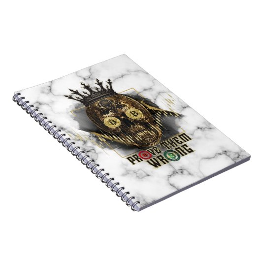 Crypto Motivation | Bitcoin | Prove them wrong Notizblock (Rechte Seite)