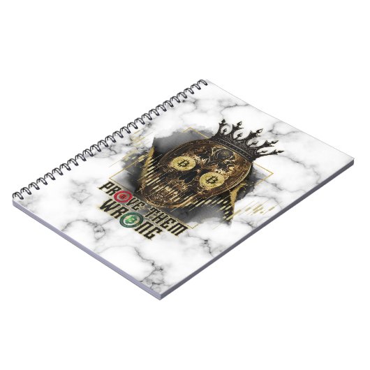 Crypto Motivation | Bitcoin | Prove them wrong Notizblock (Linke Seite)