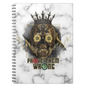 Crypto Motivation | Bitcoin | Prove them wrong Notizblock (Vorderseite)