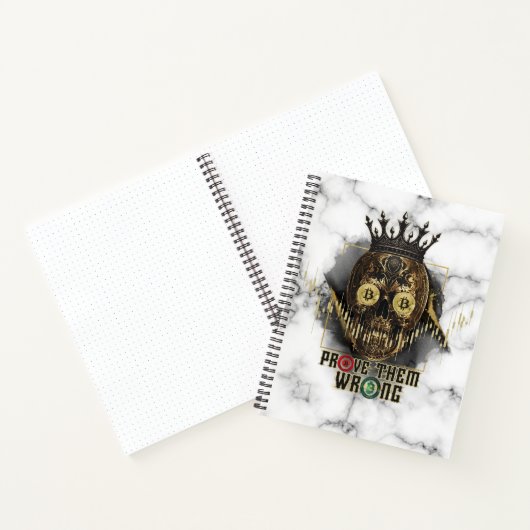 Crypto Motivation | Bitcoin | Prove them wrong  Notizblock (Innenseite)