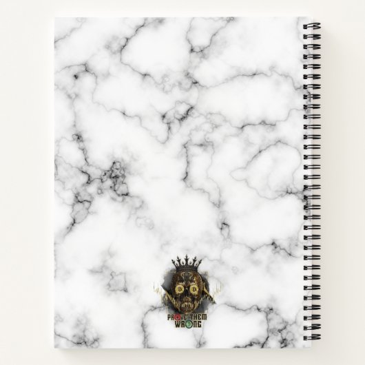 Crypto Motivation | Bitcoin | Prove them wrong Notizblock (Rückseite)