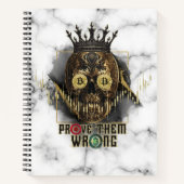 Crypto Motivation | Bitcoin | Prove them wrong  Notizblock (Vorderseite)