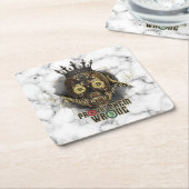 Crypto Motivation | Bitcoin | Prove them wrong Rechteckiger Pappuntersetzer (angewinkelt)