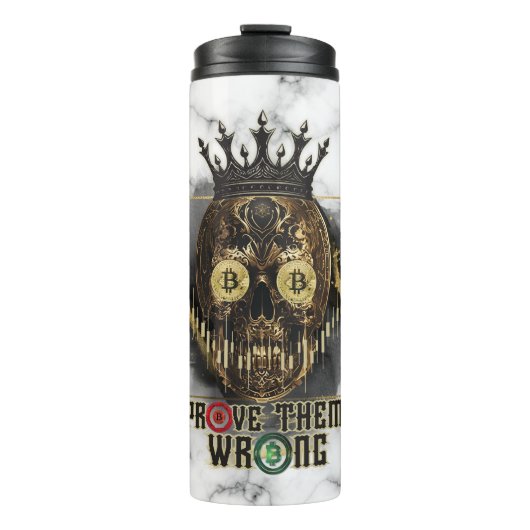 Crypto Motivation | Bitcoin | Prove them wrong Thermosbecher (Vorderseite)