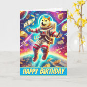 Crypto Odyssey: Doges Galaktisches Abenteuer Karte (Gelbe Blume)