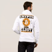 Crypto Over Clout™ wurde für die Blockchain Grind Hoodie (Schwarz voll)