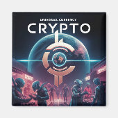 Crypto Planet Magnet (Vorne)