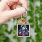 Crypto Planet Schlüsselanhänger (Hand)