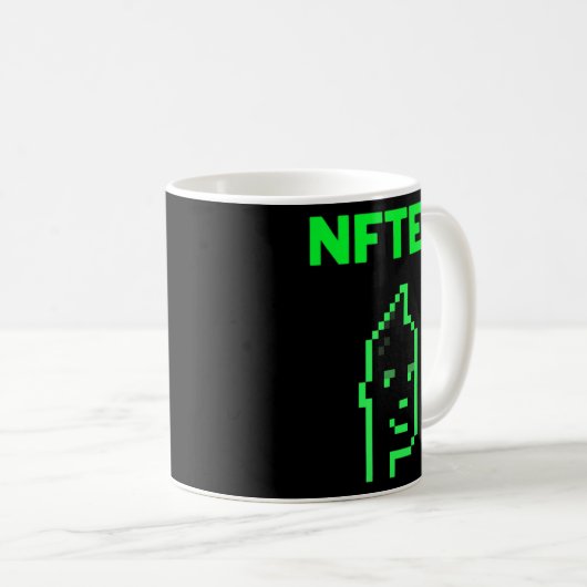 Crypto Punk Nftee [Nft Non Fungible Tokens] Kaffeetasse (VorderseiteRechts)