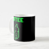 Crypto Punk Nftee [Nft Non Fungible Tokens] Kaffeetasse (Vorderseite Links)
