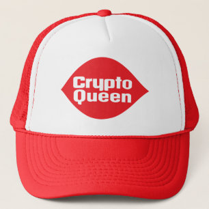 Crypto Queen Parody Image T-Shirt Trucker Hat Truckerkappe