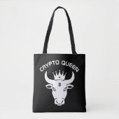 Crypto Queen Personalisiert Black Tasche (Vorderseite)