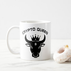 Crypto Queen Personalisiert Kaffeetasse
